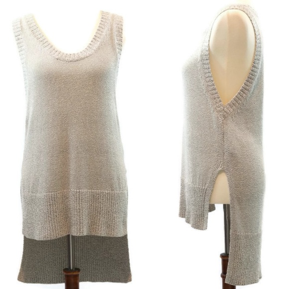 Banana Republic High Low Sleeveless Knit Tunic - Picture 1 of 7